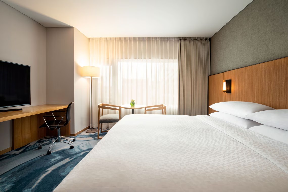 Guest room by the window